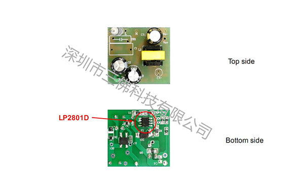 5V-300MA开关电源方案LP2801D